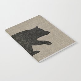 Black Bear Silhouette Notebook