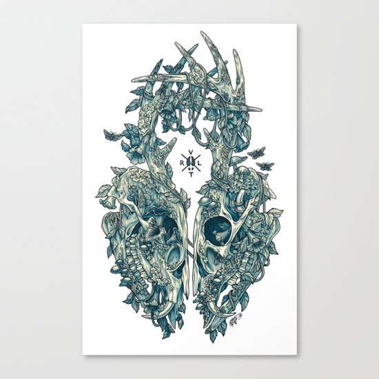 Lichen Canvas Print