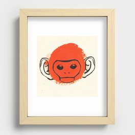 Monkey Recessed Framed Print