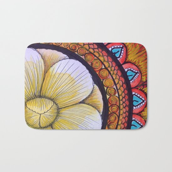 Flower Power Bath Mat
