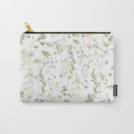Pastel Vintage Flowers Carry-All Pouch | Vintage, Graphicdesign, Flowers, Patel, Floral, Pattern, Pretty 