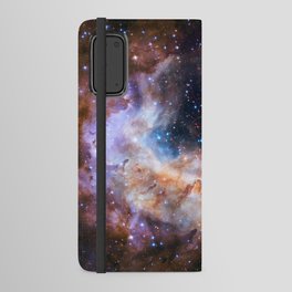 NASA Unveils Celestial Fireworks as Official Hubble 25th Anniversary Image Android Wallet Case