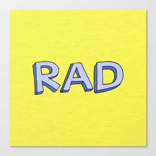 RAD Canvas Print