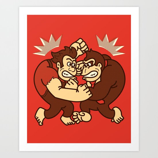 Let's Wreck it! Art Print