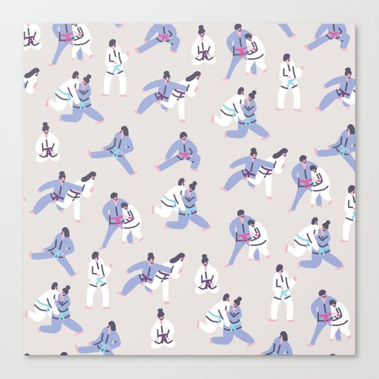 Judo Canvas Print