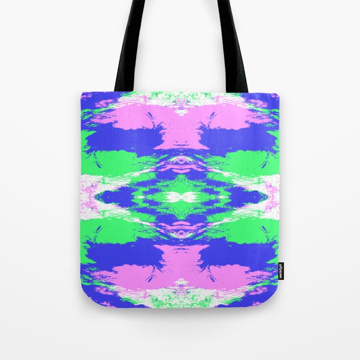 Hisaei - Abstract Colorful Batik Butterfly Mandala Art Tote Bag
