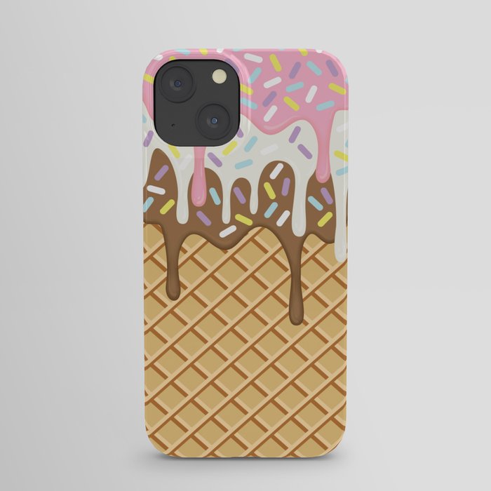 Neapolitan Ice Cream with Sprinkles iPhone Case