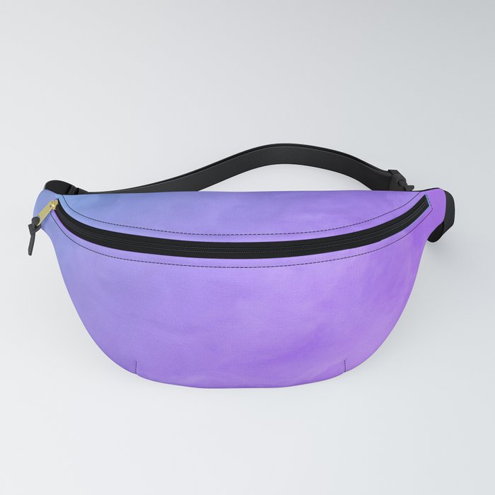 Smoke - blue turquoise purple Fanny Pack