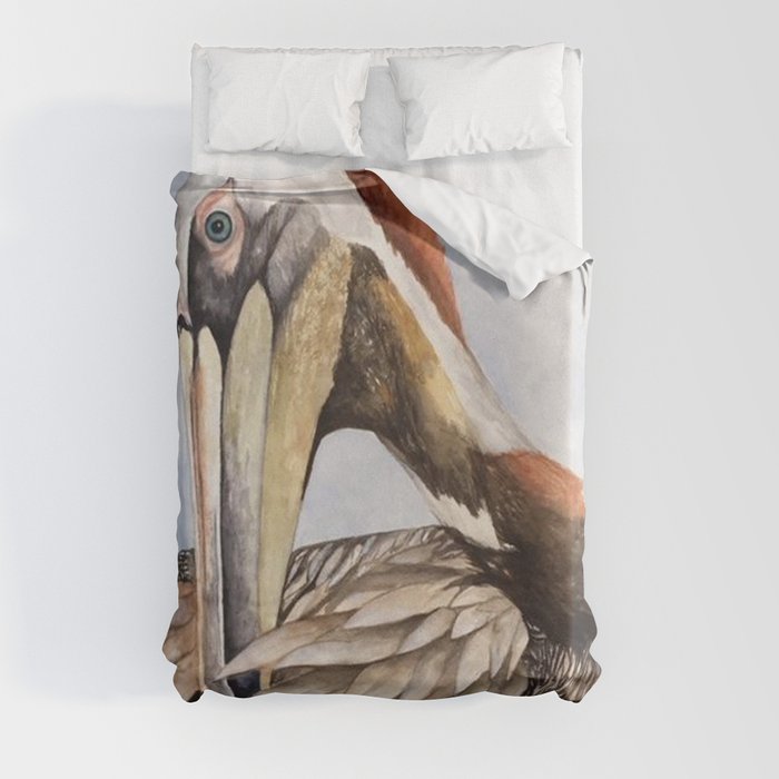 Fluffing My Feathers Duvet Cover