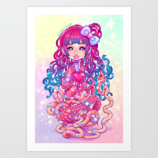 Cute Penanggalan Art Print