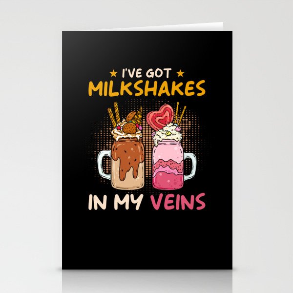 Milkshake Stationery Cards