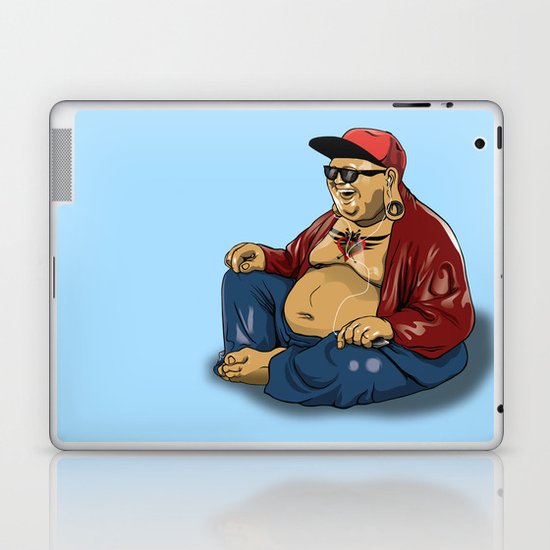 Hipster Buddha Laptop & iPad Skin