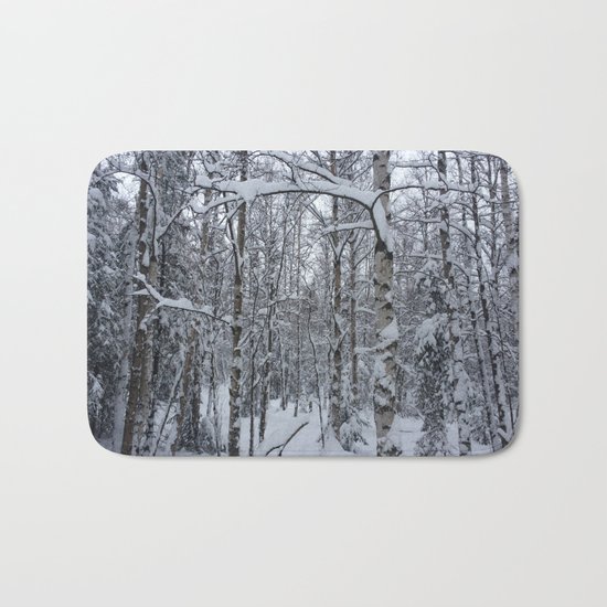 Winter Forest Bath Mat