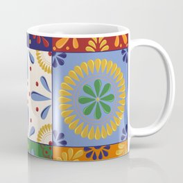 Colorful Mexican Talavera Style Tiles  Mug