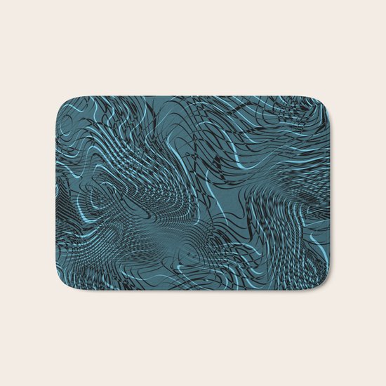 Just Crazy Blue Bath Mat