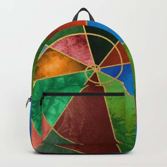 Golden Spiral Backpack