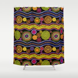 bohemian country design 2 Shower Curtain