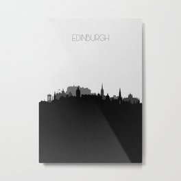 City Skylines: Edinburgh Metal Print