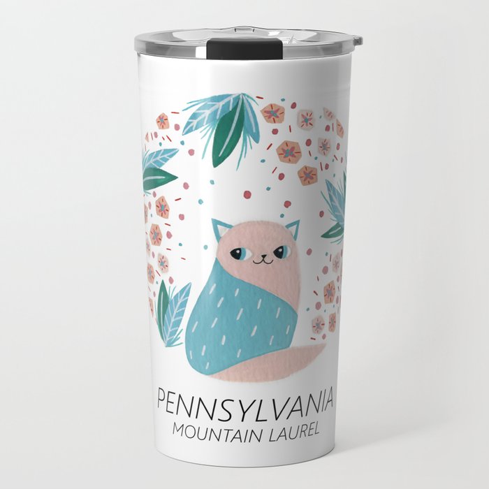 American Cats - Pennsylvania Travel Mug