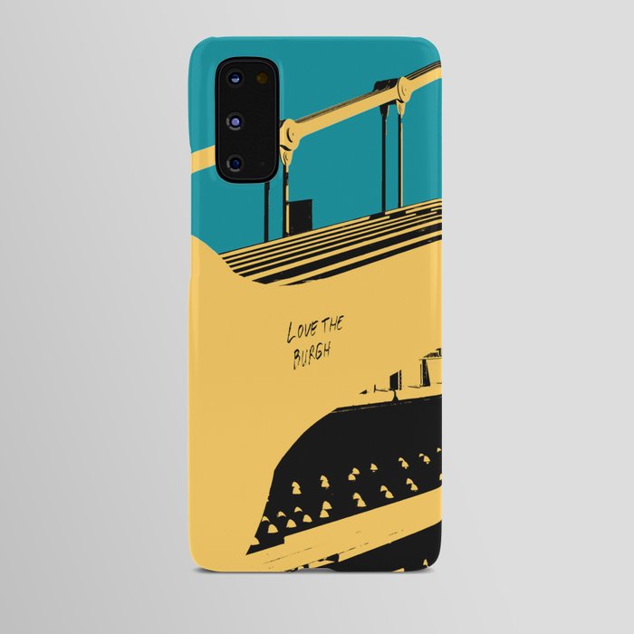 Pittsburgh Bridge Architectural Industrial Pop Art Love The Burgh Print Android Case