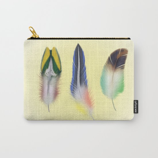 feathers Carry-All Pouch