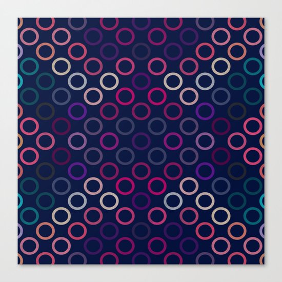 Colorful Circles VIII Canvas Print