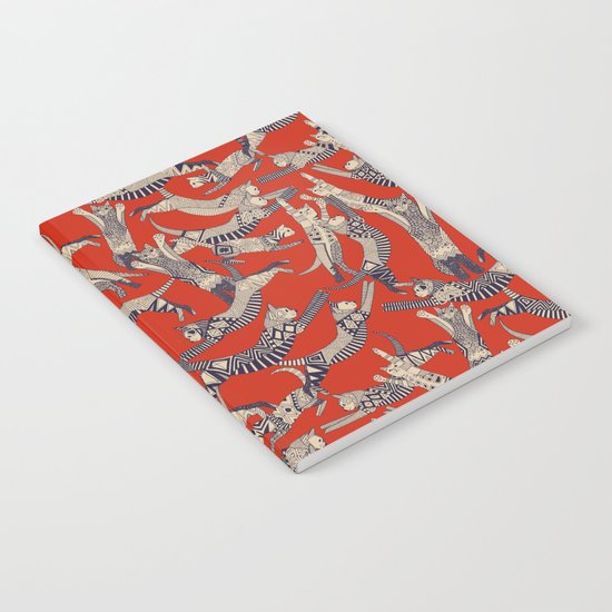 cat party retro Notebook