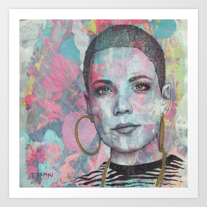 Halsey Without Me Art Print By Tbraunstudio Society6