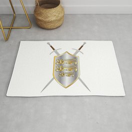 Crossed Swords and Shield Rug