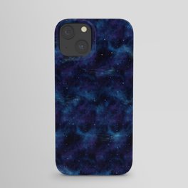 Blue space iPhone Case