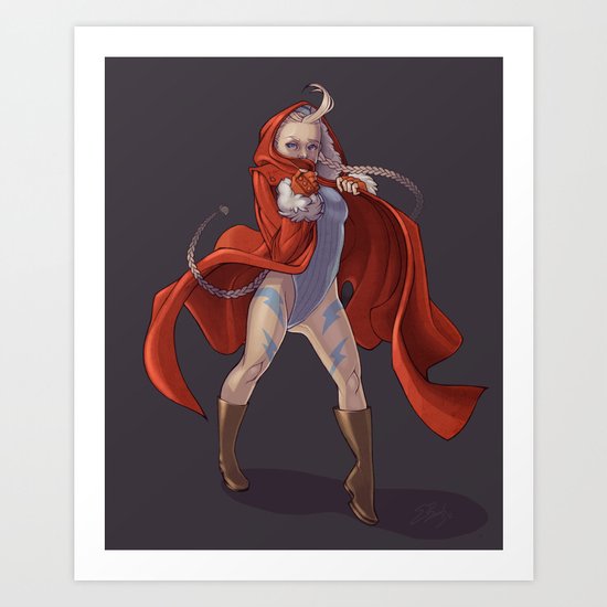 Cammy White Art Print