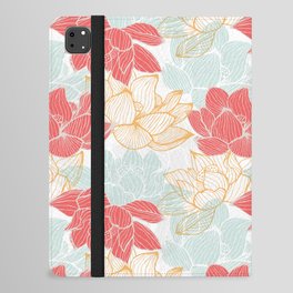 Lotus Carousal iPad Folio Case