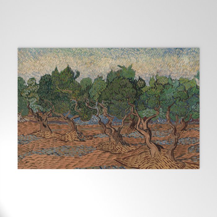 Vincent van Gogh - Olive Grove Welcome Mat