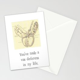 A Vas Deferens In My Life Stationery Card