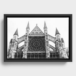 Westminster Abbey Framed Canvas