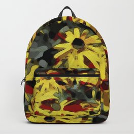 Yellow Daisies Backpack | Awesomepalette, Garden, Color, Photo, Daisies, Flowers, Multicolored, Digital, Yellow, Organic 