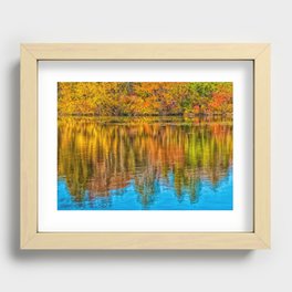 AUTUMN REFLECTION Recessed Framed Print