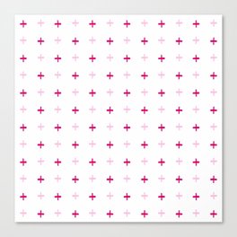 greek cross 11 - pink Canvas Print