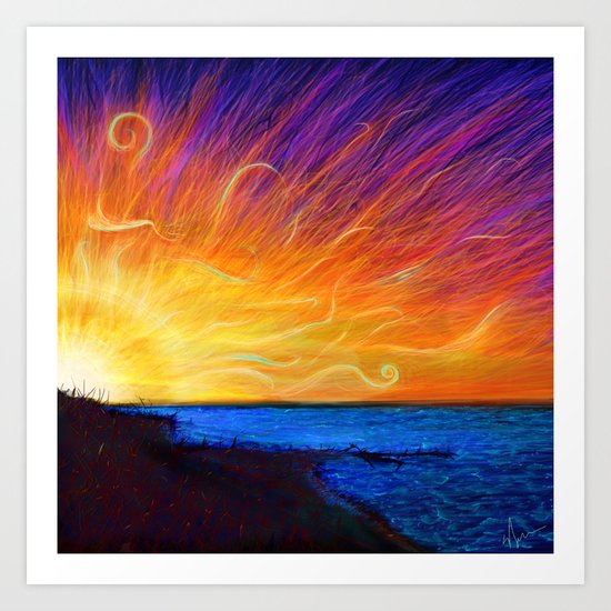 JRB Album Front Cover Art Art Print