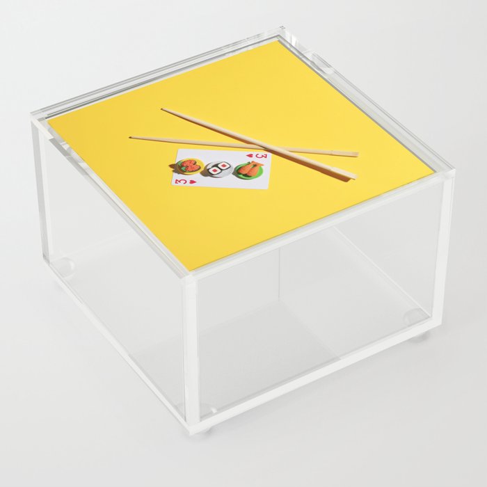 Sushi on the card Acrylic Box