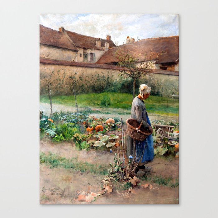 Carl Larsson October Canvas Print