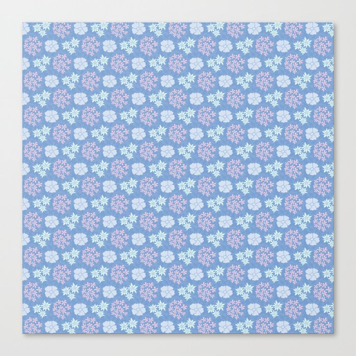 Hana - Violet and Pink Canvas Print