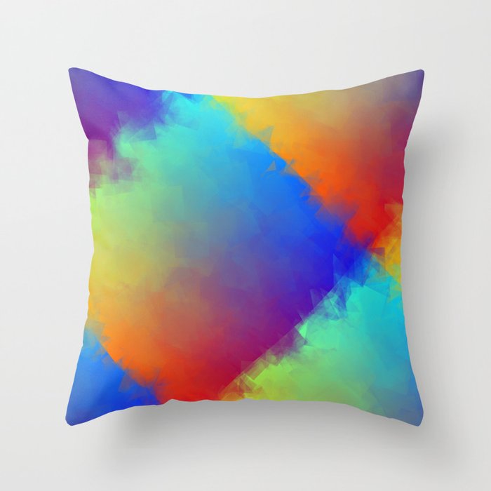 Abstract Number-10 Throw Pillow