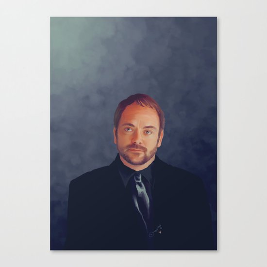 Crowley - Supernatural Canvas Print
