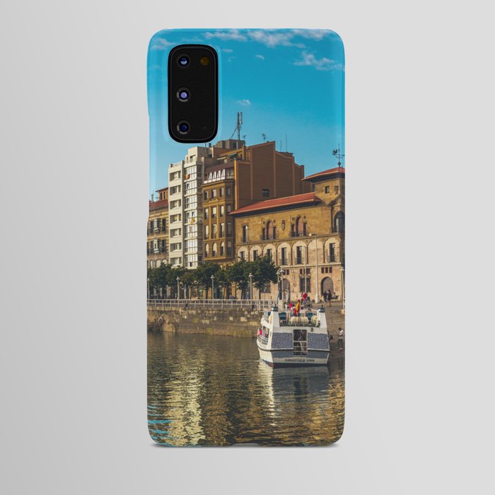 Boat in Port | Gijón  Android Case