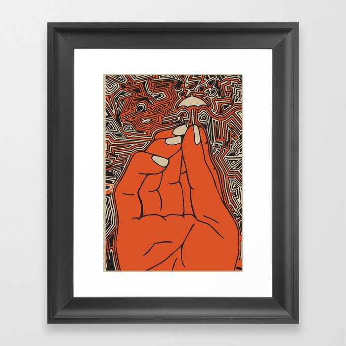 Hold my Umbrella - Fig. a. Framed Art Print