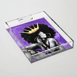 Naturally Queen VI PURPLE Acrylic Tray