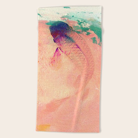 Canvas Koi Beach Towel