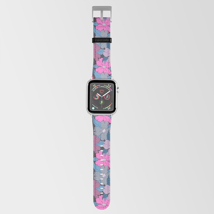 pink and gray flowering dogwood symbolize rebirth and hope Apple Watch Band