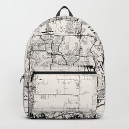 McKinney USA City Map Poster Backpack
